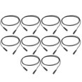 thumbnail image 1 of 10 Sets 0.44mm2 Electrical Extension Test Lead Kit 2mm Female to Female Banana Socket J.70029 Black, 1 of 5