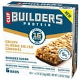 thumbnail image 2 of CLIF BUILDERS Protein Bars Crispy Almond Salted Caramel, Reduced Sugar, Gluten Free, 6ct ( 2 Pack ), 2 of 5