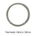 thumbnail image 2 of MIANGASTORE 1 Set 5M Stainless Steel Curtain Wire Rod Set Clothing Rope Clothesline, 2 of 7