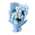 thumbnail image 4 of Bouquet de rosa artificial Jabón Pétalos de flores decoración del hogar, jabón de baño con jabón floral preservado, floral para boda para hija para, 4 of 8