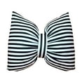 thumbnail image 1 of Handmade Striped Bow Pillow Soft Washable Decorative Cushion Cover for Car Neck Sofa Waist Support Comfort, 1 of 5