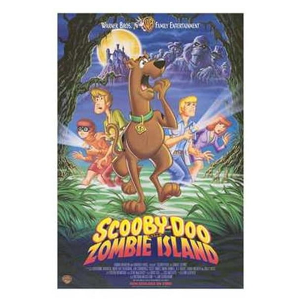 Pop Culture Graphics MOV210443 Scooby-Doo sur l'Île Zombie Affiche de Film, 11 x 17