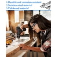 thumbnail image 5 of Mengshi Heavy Duty Invisible Pivot Hinge 304 Stainless Steel Hidden Door Hinges for 360°Rotating Secret Doors & Bookshelf Doors (Silver), 5 of 7