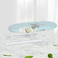 thumbnail image 2 of Rongfmy Portable Ironing Board Foldable Legs Compact Anti Slip for Dorm Desk Light Blue, 2 of 7