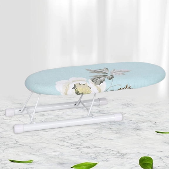 Tabletop Ironing Board with Heat Resistant Board Cover for Household Laundry