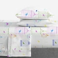 thumbnail image 3 of Johnson Home 200 TC Bed Sheet Set - Printed Cotton Sheets, 3 of 4