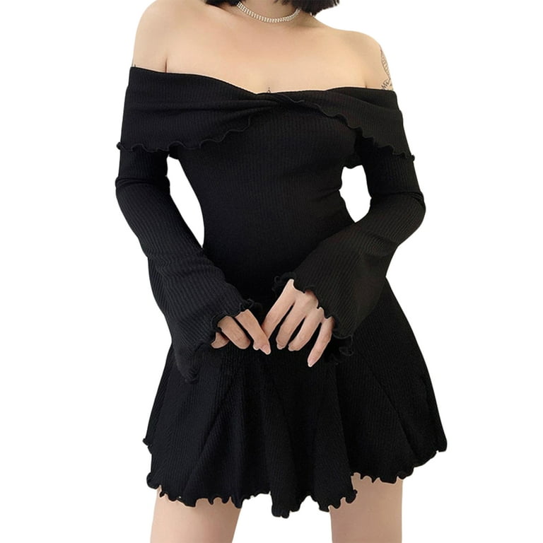 Sexy Slash Neck Short Sleeves Bodycon Dress Sexy Slash Neck Short Sleeves Bodycon Dress
