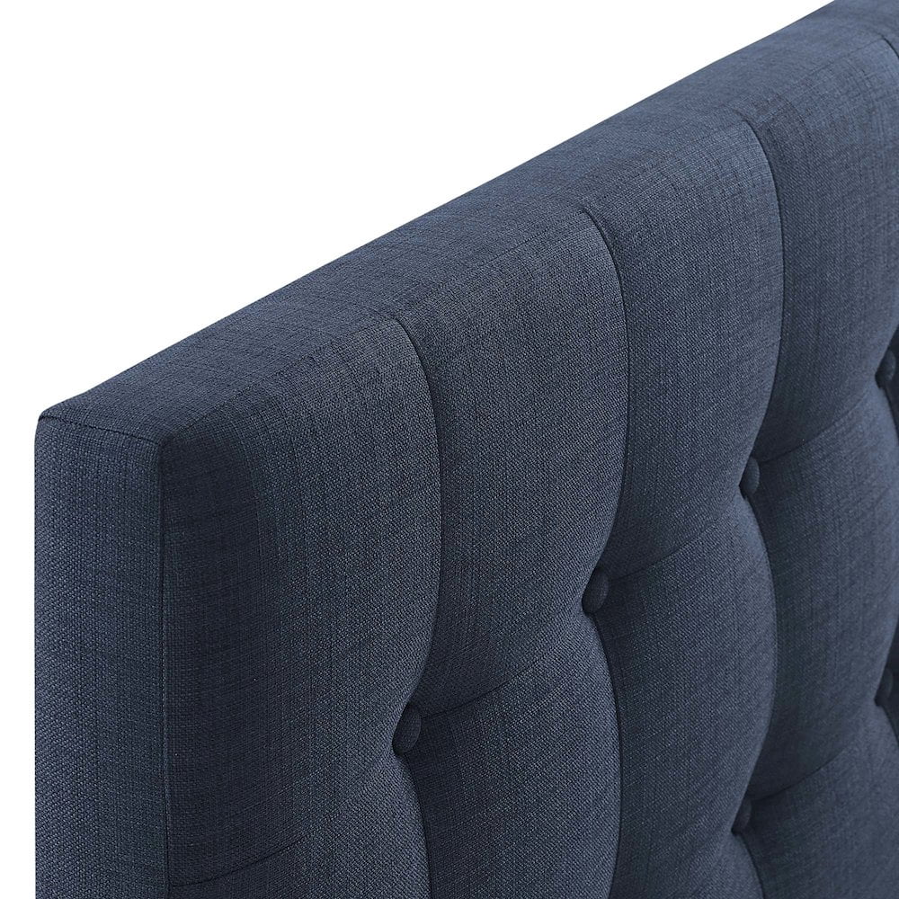 Modway Emily Tufted Button Headboard, King, Blue