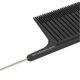 thumbnail image 3 of Hair Highlight Comb Hair Salon Hair Dye Professional Comb Hair Stylist Stainless Steel Rat Tail Comb Black, 3 of 5
