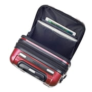 DELSEY PARIS Helium Aero 21 Hardside Expandable Spinner Carry-On Luggage, Red