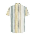 thumbnail image 5 of 5Xlt Mens Shirts Big and Tall S-5X Plus Size Short Sleeve Button-Down Tshirts Shirt Stripe Printed Collared Hawaiian Beach Tees Tops, 5 of 5
