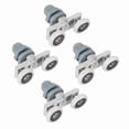 thumbnail image 2 of Quiet and Stable Door Roller  Durable Double Sliding Roller Track Wheel for Sliding Glass Door  Window and Bathroom Door  Made of  Material with Fire and  Proof, 2 of 7