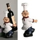 thumbnail image 4 of Escultura de chef campestre, portabotellas de vino decorativo, figura de resina para el hogar Los 285x15x15cm, 4 of 9