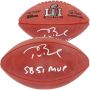 Tom Brady New England Patriots Super Bowl LI Champions Autographed Super Bowl LI Pro Football with "SB LI MVP" Inscription - Fanatics Authentic Certified