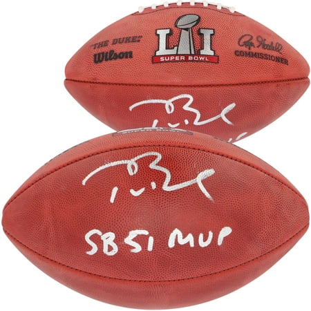 Tom Brady New England Patriots Super Bowl LI Champions Autographed Super Bowl LI Pro Football with "SB LI MVP" Inscription - Fanatics Authentic Certified