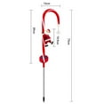 thumbnail image 2 of 1 PCS Solar Christmas Lights Outdoor, 28 Inch Candy Cane Solar Powered Waterproof Christmas Lights with Santa Claus and Star,Outdoor Christmas Decorations for Yard Front Patio Decor Garden, 2 of 5