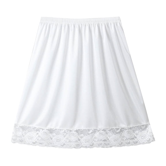 PYGNJK Half Slip for Women Under Dresses Lace Short Trim Half Slips For Underskirt Slip Dress