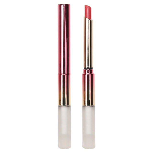 YDLCAFD Ensemble de Porte-Rouges à Lèvres et Organisateurs Imperméable à Lèvres Film de Rouge à Lèvres Double Tête Anti-Adhérence sur Tasse Non Décolorant Beauté Maquillage 2 ml