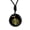Obsidian, variant on Natural Crystal Cho Ku Rei Quartz Necklace Stone Aura Symbol Round Pendant Reiki