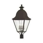 Livex Lighting Amwell 4 Light Outdoor Post Lantern