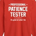 thumbnail image 3 of Instant Message - Professional Patience Tester - Toddler & Youth Long Sleeve Graphic T-Shirt, 3 of 6