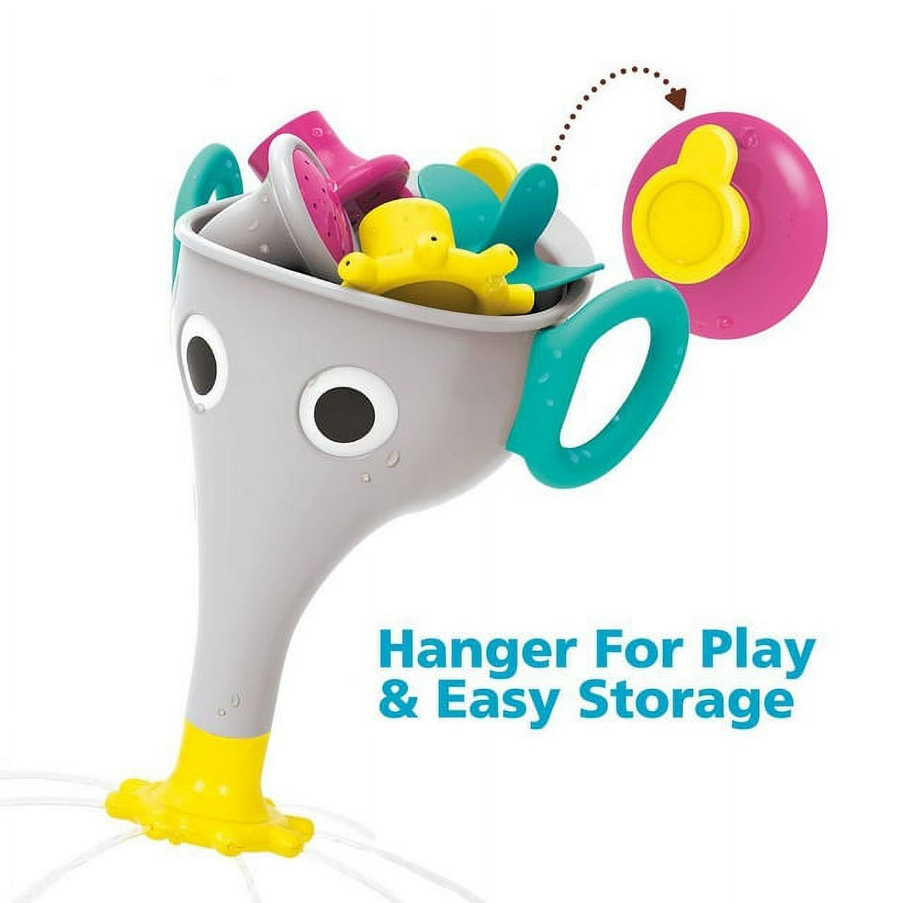 Yookidoo FunEleFun Bath Toy with Interchangeable Trunk photo 5