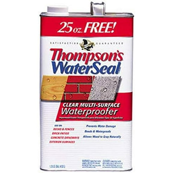 Thompsons Water Seal 24111 1.2-Gallon Clear Low VOC Water Sealer For Exterior Use$$Tools & Hardware Other