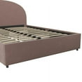 Mr. Kate Moon Upholstered Bed with Storage, Full Size Frame, Blush