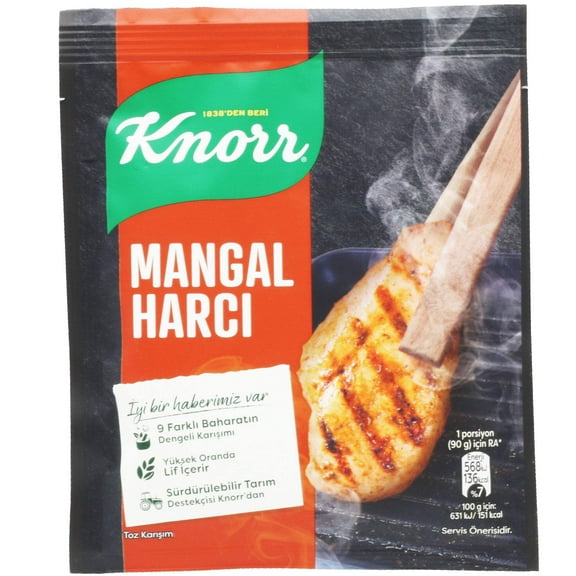 Knorr Mangal Harci Seasoning - 37g - Authentic Flavoring for Grilled Dishes