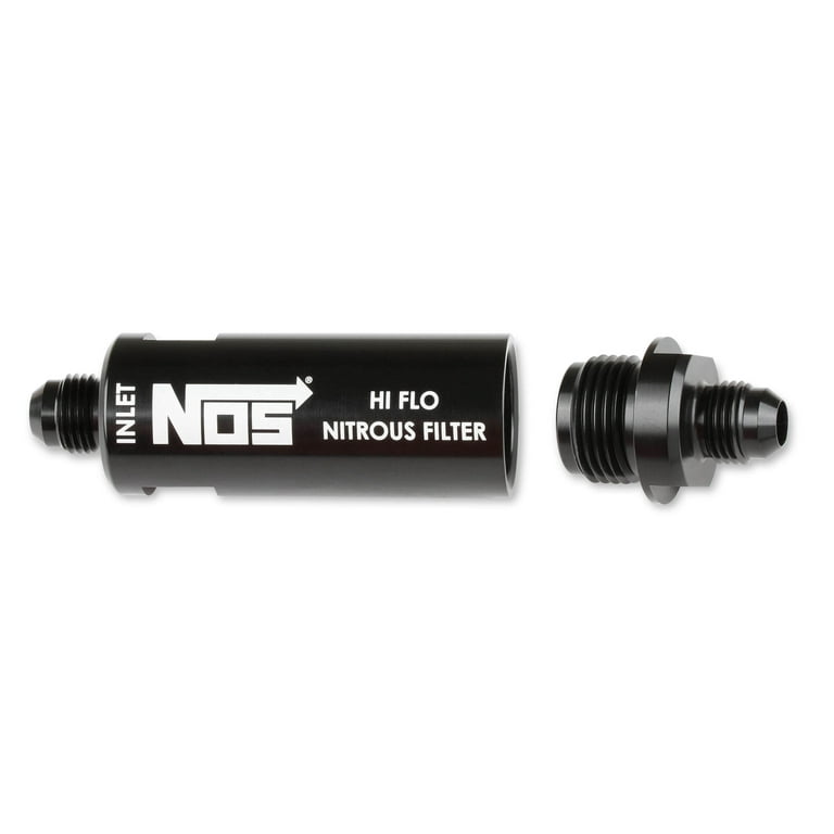NOS Nitrous Oxide 6AN Hi-Flo Nitrous Filter - Black 15556NOS NOS Nitrous Oxide 6AN Hi-Flo Nitrous Filter - Black 15556NOS
