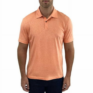 Jachs Men's Pima Cotton Polo | Orange, Large