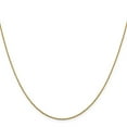 thumbnail image 2 of 14K Yellow Gold Box Chain Styles Necklace .9 mm D/C Twisted 16 inch 0.9, 2 of 4
