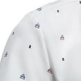 thumbnail image 3 of BOBOGOJP Chemises en Lin pour Hommes Regular-Fit Chemise Hawaïenne à Manches Courtes, Blanc, 3 of 4
