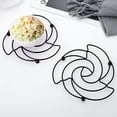 thumbnail image 2 of POINTERTECK Pot Mat Novelty Rose Iron Desktop Pot Holder Placemat Kitchen Tools, 2 of 10