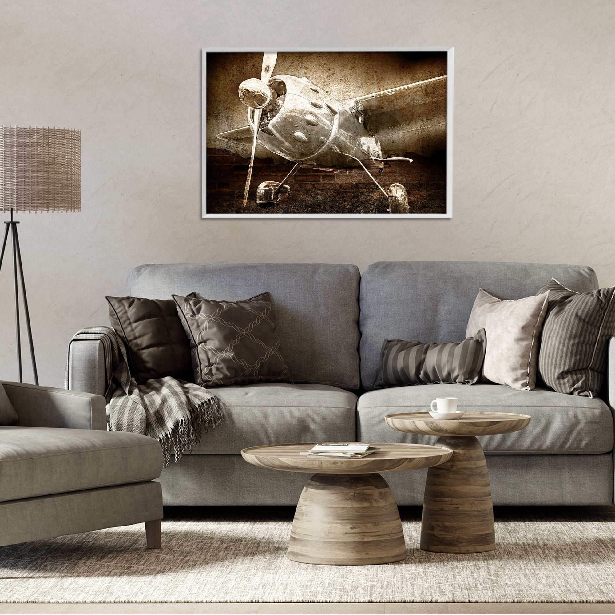 Stupell Industries Taking Flight Vintage White Framed Giclee Art, design by Kim Allen
