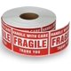 thumbnail image 1 of Pegatinas frágiles de 2 x 3 pulgadas, etiqueta de envío con embalaje de advertencia con cuidado (1 rollo, 500 etiquetas), adhesivo permanente, 1 of 5