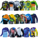 thumbnail image 2 of KEYIYUAN 2022 Camiseta de ciclismo de manga larga para hombre, camiseta de descenso, camiseta de motocross, ropa de ciclismo para exteriores, maillot de ciclismo para hombre Mtb, 2 of 5