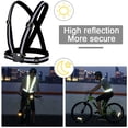 thumbnail image 4 of Traje con banda elástica reflectante Ropa reflectante Chaleco reflectante de seguridad para correr de noche, 4 of 5