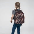 thumbnail image 5 of Naloa Romantic Paris Print Lightweight DayBackpack Suitable for school, work, shopping, travel, etc., 5 of 5