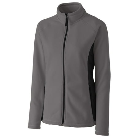 Womens Microfleece Full Zip Jacket - Clique Women's Microfleece Hybrid Full Zip Jacket