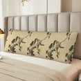 thumbnail image 2 of Balery Vintage Bird Funda Protectora para Almohada Corporal de Algodón Hipoalergénico con Cierre(55 x 21 pulgadas), Almohadas No Incluidas, 2 of 7