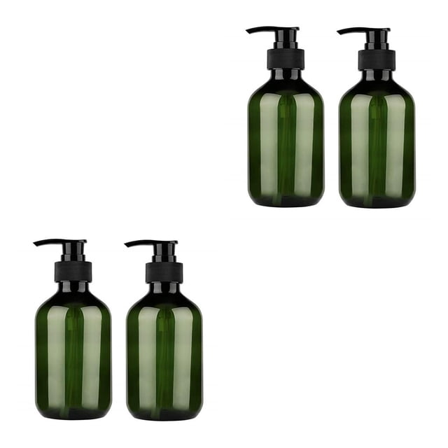 Inteprter Dispensador de jabón espumoso, botellas con bomba, botella de detergente líquido, desinfectante de plástico PET, verde para Type1 NO1
