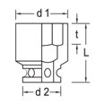 thumbnail image 2 of Gedore K 21 46 Impact socket 1" hex 46 mm, 2 of 2