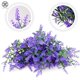 thumbnail image 4 of Luxtrada - 8 paquetes de flores artificiales para exterior, plantas de enredadera, vegetación artificial para interiores y exteriores, plantas colgantes, jardín, porche, ventana, jardinera, hogar,, 4 of 8