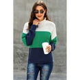 thumbnail image 4 of Women's Oversized Chunky Batwing Long Sleeve Turtleneck Sweater, 4 of 8