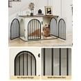 thumbnail image 3 of 39.4" Dog Crate Furniture, Dog Kennel Indoor Arched Door Design for Small/Medium/Large Dog, 3 of 7