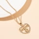 thumbnail image 4 of Xiao Hua Ideas de regalos para el Día de la Madre: collar para mamá, regalos para mamá de parte de su hijo, regalos para mamá, regalos para la abuela, regalo para el Día de la Madre (oro), 4 of 5