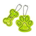 thumbnail image 2 of Reflector Pendant Dog - Double-sided Reflective Pet Collar Tag Charm Night Safety Visibility Accessory for Dogs Cats Outdoor Walking Glow in Dark Hanging Decoration Pet Backpack Keychain A, 2 of 6
