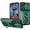 Green, variant on for Oppo Realme C55 4G Case with Slide Camera Cover, Heavy Duty Protective with Ring Kickstand & Card Holder Cell Phone Case for Oppo Realme C55 4G /narzo N55 LJK Red