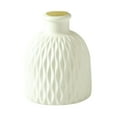 thumbnail image 4 of deevoka 4xFlower Vase Gift Art Crafts Plastic Vase for Centerpiece Desktop Living Room White, 4 of 9